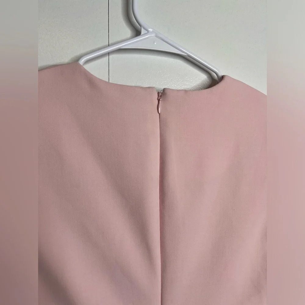 Likely - Bedford Rose Shadow Flutter Sleeve Pink Dress - size 2 - Picture 3 of 8